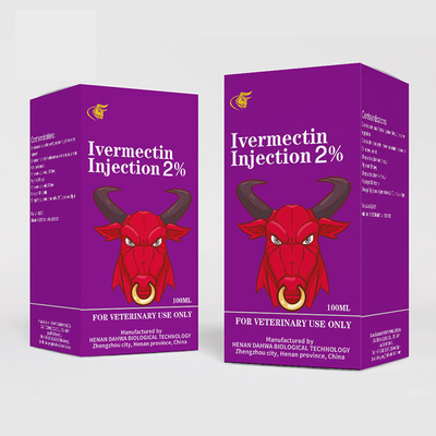 Drogues injectables vétérinaires d'injection d'Ivermectin 1% pour des bétail et des porcs de chèvres