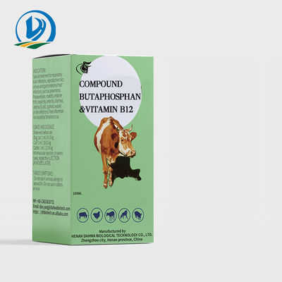 Injection de la vitamine B12 de Butaphosphan 10% de composé de drogues de médecine vétérinaire pour l'immunité d'alimentation animale