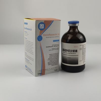 Drogues injectables vétérinaires Quinolones 100ml de CHBT Enrofloxacin 10%