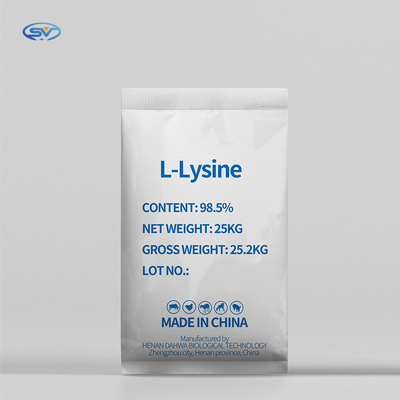 Additifs d'alimentation animale Meilleure qualité CAS 657-27-2 L-Lysine HCl 98,5% Chlorhydrate de L-Lysine