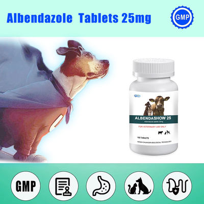 synthétique vétérinaire de Tablette de bol de 25mg Albendazole anthelmintique