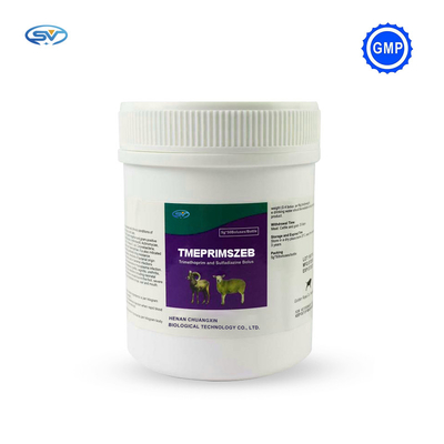 Sulfadiazine vétérinaire 200mg de triméthoprim de Tablette de bol pour des chiens de porcs de bétail de chevaux