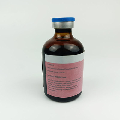 Utilisations de emballage injectables de supplément de Dexamethasone 100mg/Ml de chevaux