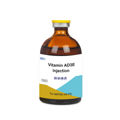 Injection injectable vétérinaire de vitamine Ad3e de drogues pour des moutons de bétail 100ml/bouteille