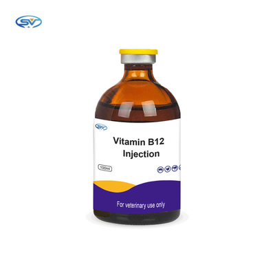 Vitamine injectable vétérinaire de supplément d'injection de la vitamine B12 d'Inj Vit B12 de moutons de drogues pour des chevaux de bétail