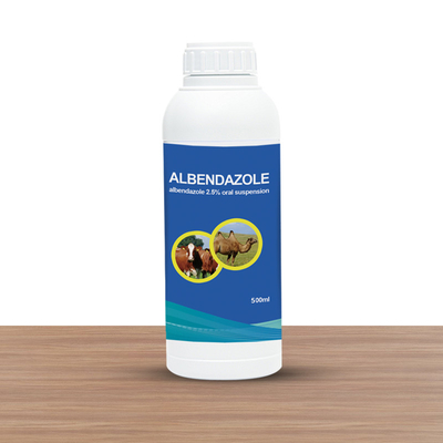Suspension orale d'Albendazole 2,5% oraux vétérinaires de médecine de solution pour des chèvres de bétail