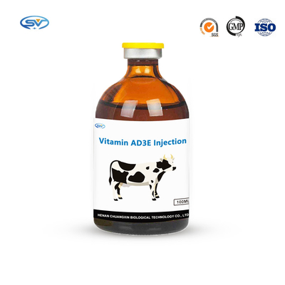 Injection injectable vétérinaire de la vitamine Ad3e de drogues d'OEM pour les chevaux animaux de bétail