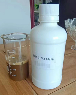 Liquide oral de Huoxiang Zhengqi de médecine de solution (Ageratum-liquide) pour empêcher le coup de chaleur dans le bétail 250ml
