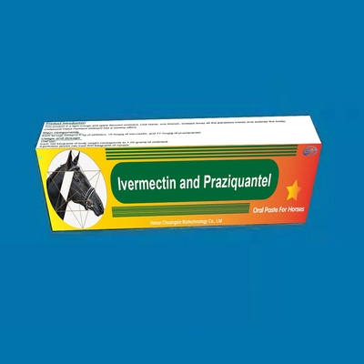 Drogues antiparasitaires vétérinaires et Praziquantel d'Ivermectin d'onguent oral de cheval