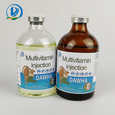 Drogues injectables vétérinaires de Multivitamin pour favoriser la croissance animale