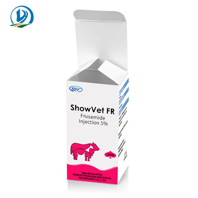 Injection vétérinaire de furosémide de diurétique 10 mg/ml pour des bétail