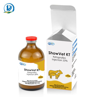 Liquid Ketoprofen Injection Veterinary Injectable Drugs 10% 100ml for dogs cattle