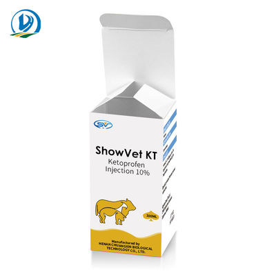 Drogues injectables vétérinaires d'injection liquide de Ketoprofen 10% 100ml pour des bétail de chiens