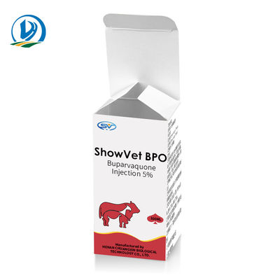 Drogues injectables vétérinaires de l'injection 5% de Buparvaquone pour des chats de chiens de chèvres de moutons de veaux de bétail