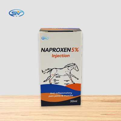 5% Naproxen 50Mg/ML Médicaments injectables vétérinaires anti-inflammatoire soulagent la fièvre