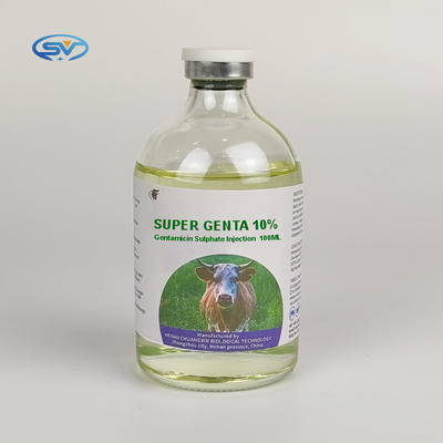 Les drogues injectables vétérinaires de haute qualité Gentamycin sulfatent 10% pour les bactéries multiples de mise à mort