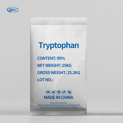 Acide aminé 99% L poudre de grande pureté d'additifs d'alimentation des animaux de CAS No 73-22-3 de tryptophane