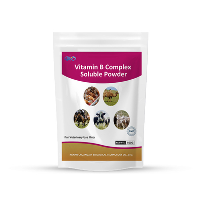 La vitamine nutritionnelle dope la poudre soluble composée de la vitamine B pour des animaux